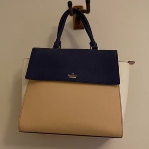 Large color block Kate spade handbag